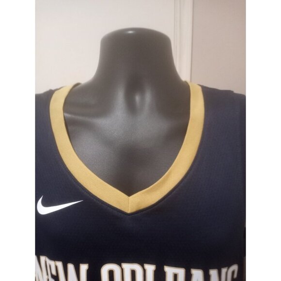 New Orleans Pelicans Jersey Mens L 48 Blue Zion Williamson #1 Swingman NBA Nike - Picture 2 of 11